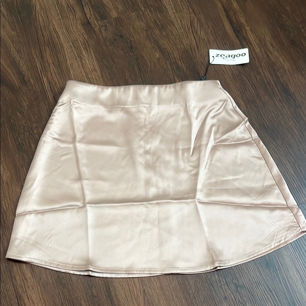 Zeagoo lavender light purple A-Line Mini Skirt for Night Out XS